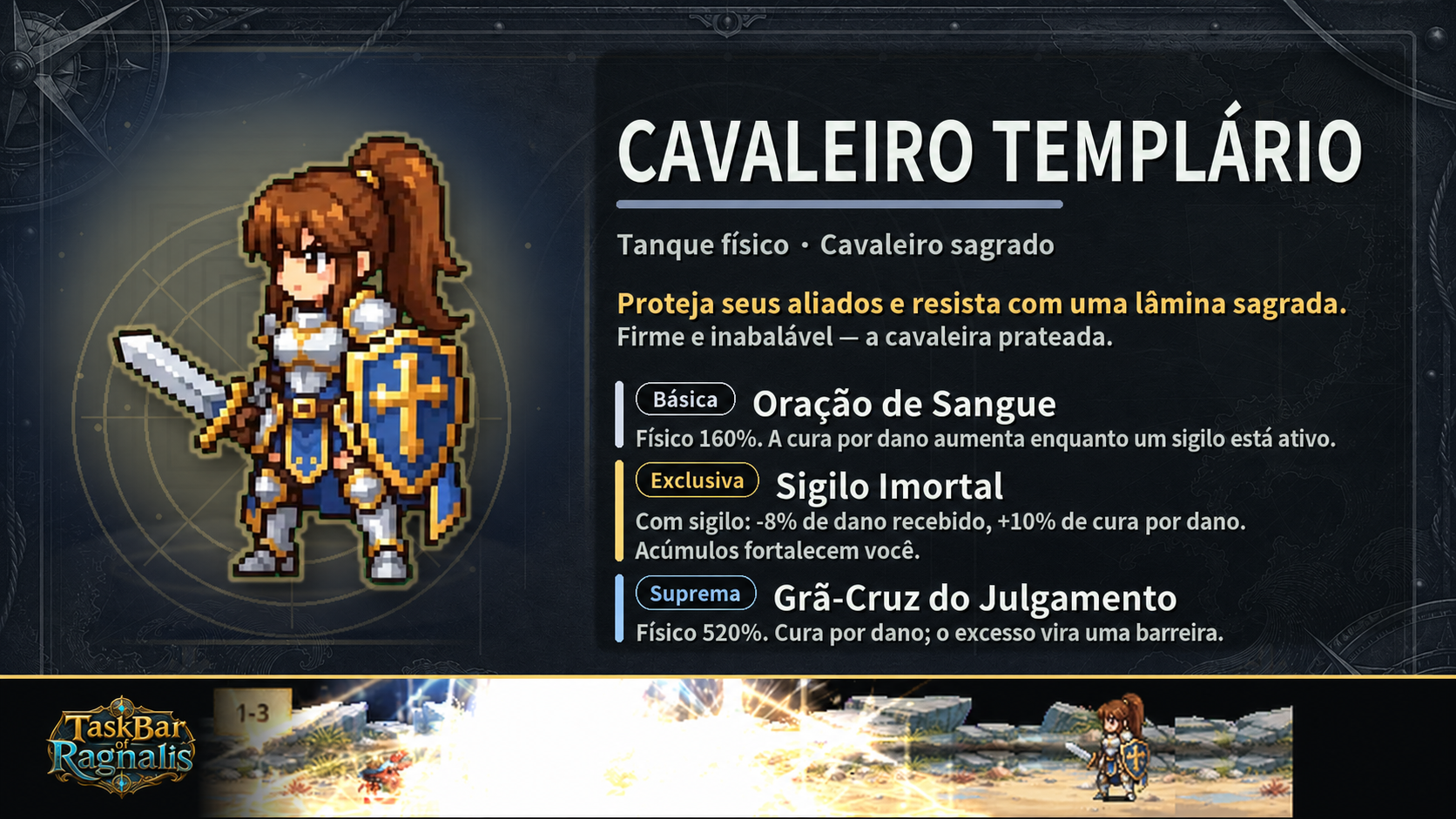 Apresentação da classe Cavaleiro Templário