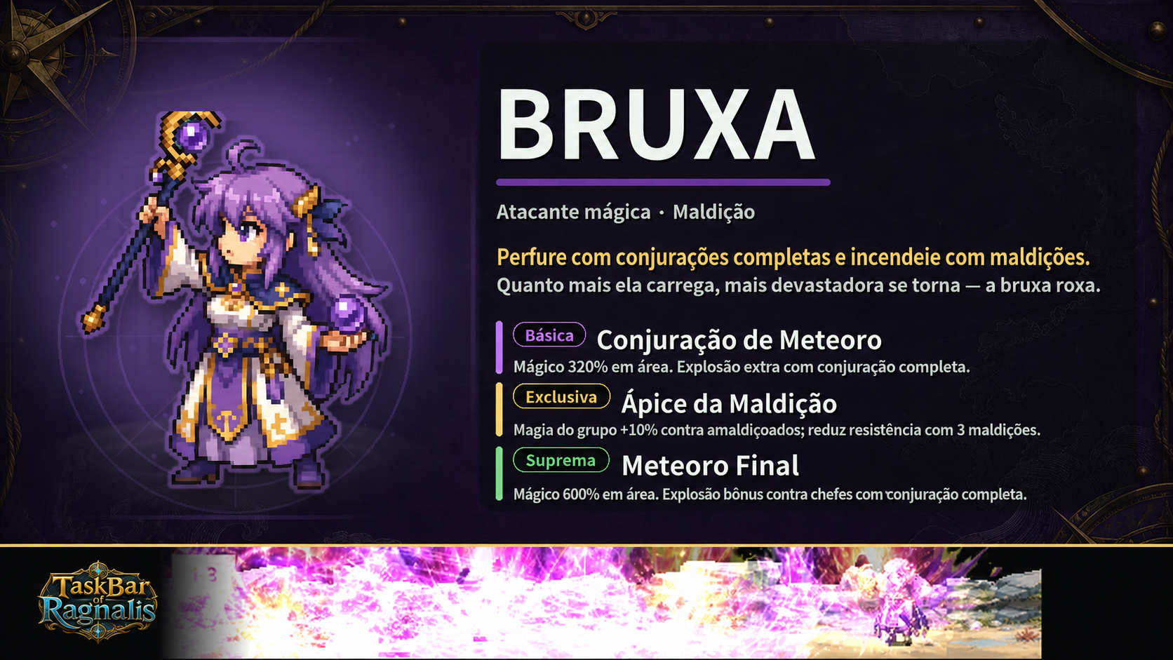 Apresentação da classe Bruxa